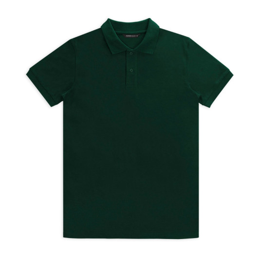 Carter Mens Polos Bottle Green